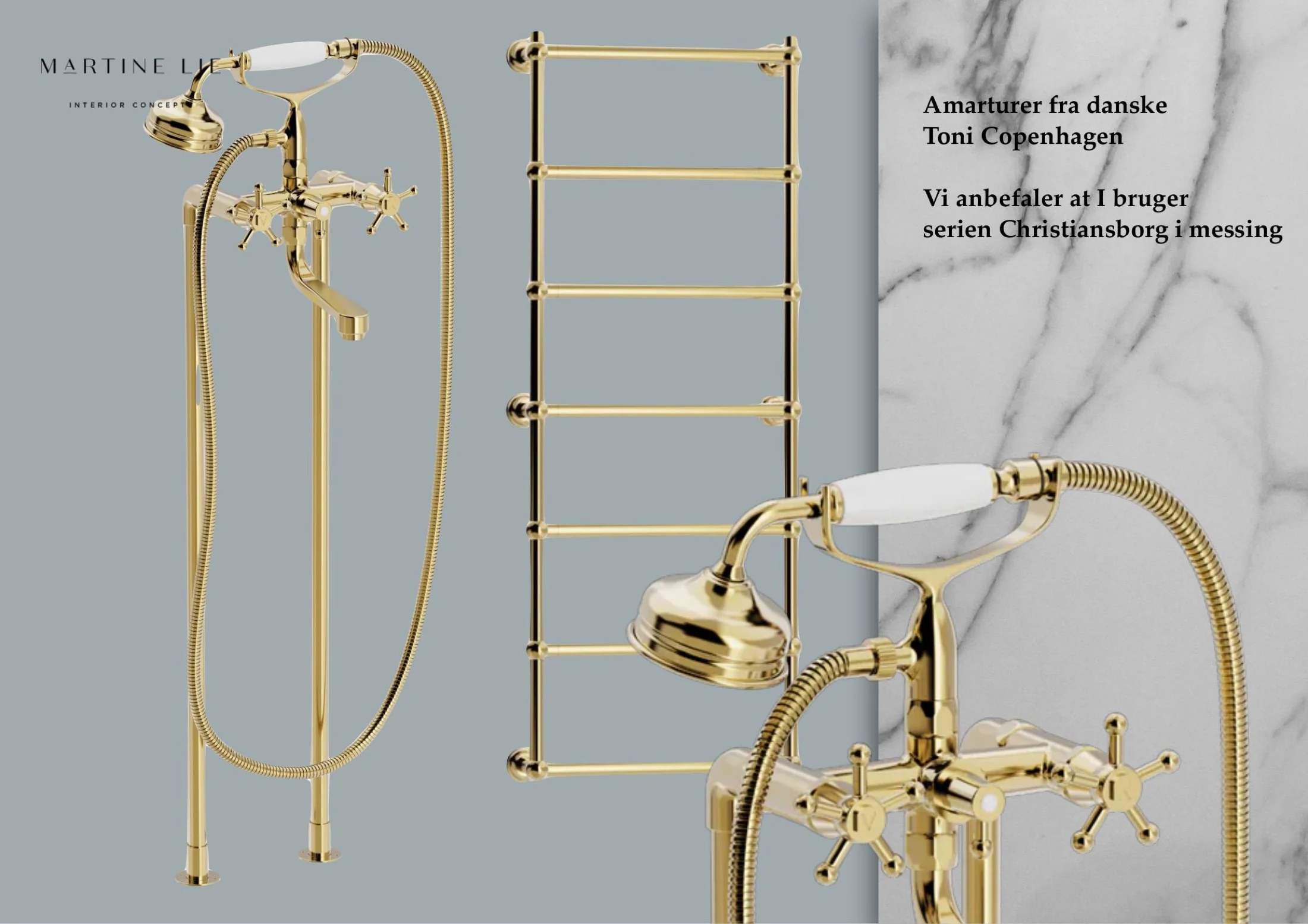 Brassarmaturer fra Toni Copenhagen, Christiansborg-serien